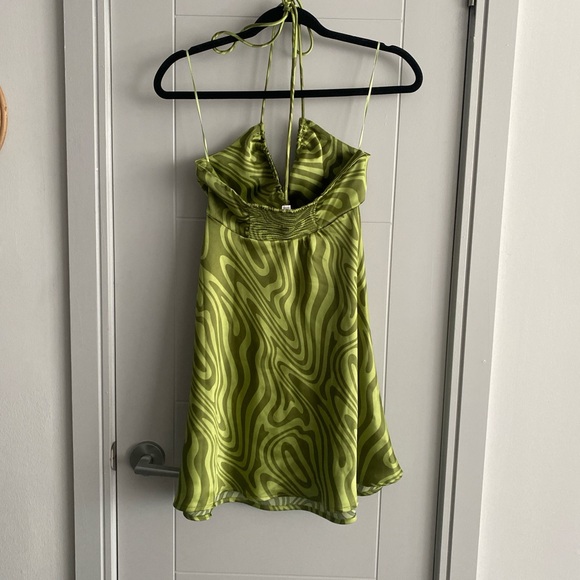 GARAGE 70s Style Halter Dress - Picture 3 of 5